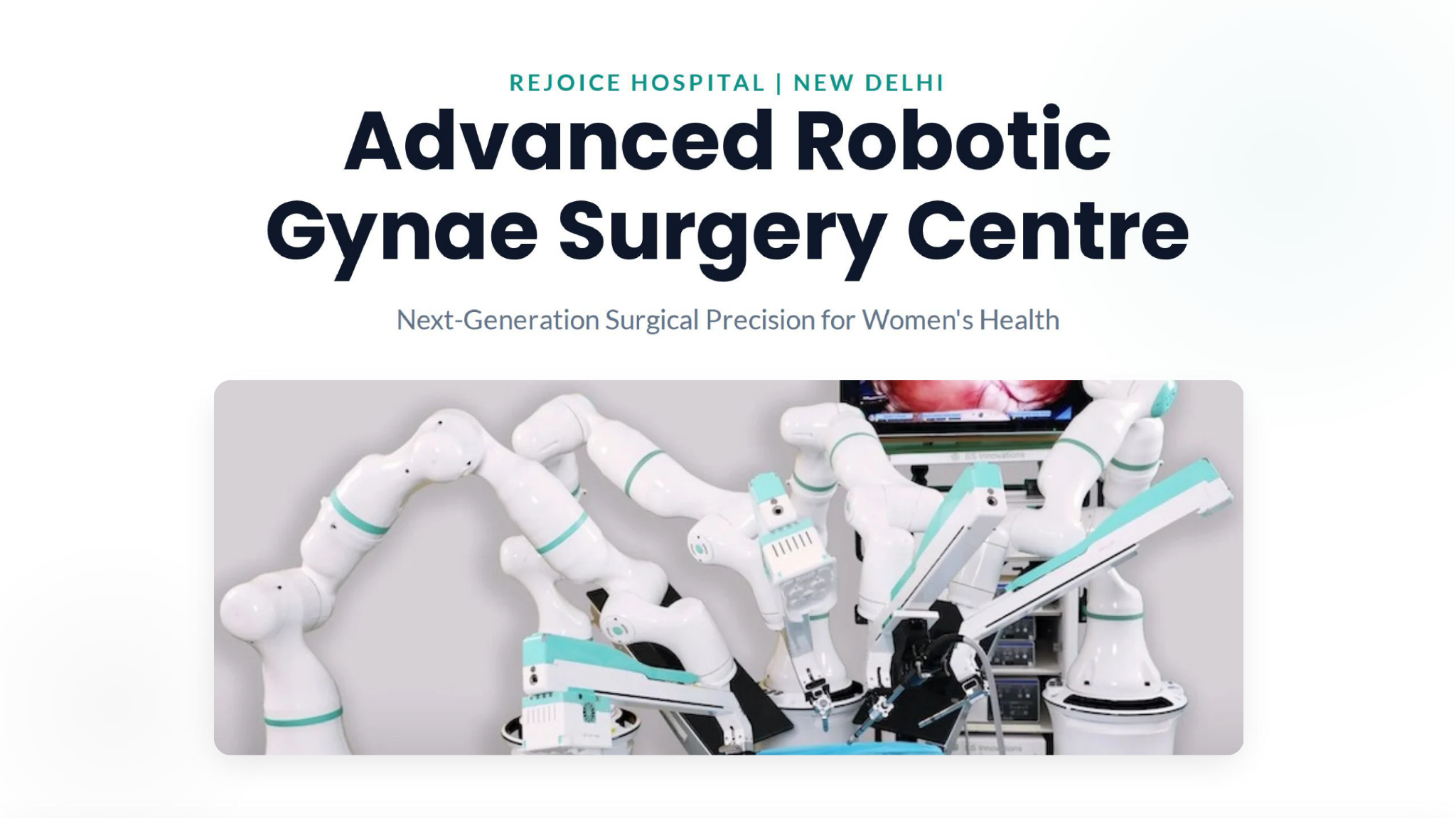 Advanced Robotic Gynae Surgery Centre