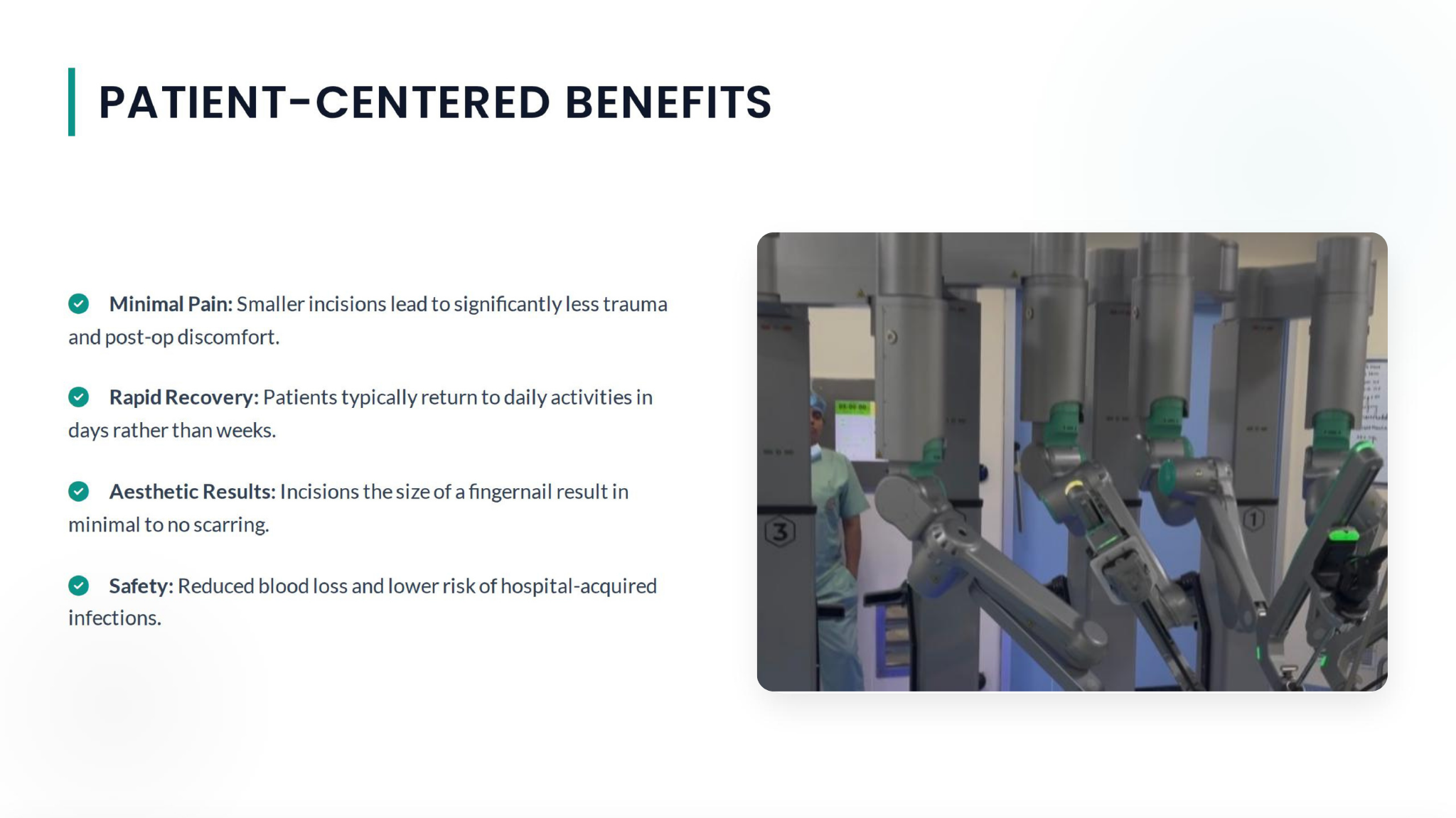 Patient - Centered Benefits